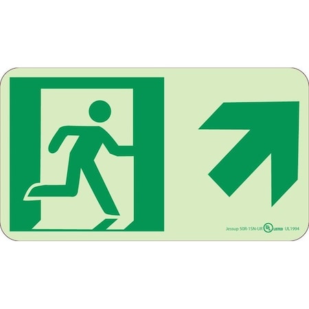 Nmc NYC DIRECTIONAL SIGN, UP, 50R-1SN-UR 50R-1SN-UR
